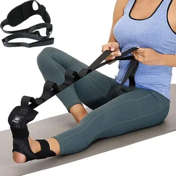 Бандаж для растяжки ног для йоги, эластичный бандаж для растяжки, Реабилитационный бандаж для фитнеса, пояс для тренировки подошвенного фасциита, Уход за ногами