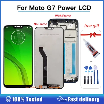 Оригинал Для Motorola MOTO G7 Power Замена ЖК-дисплея С Сенсорным Экраном Digitizer В Сборе Для Moto G7 Power XT1955