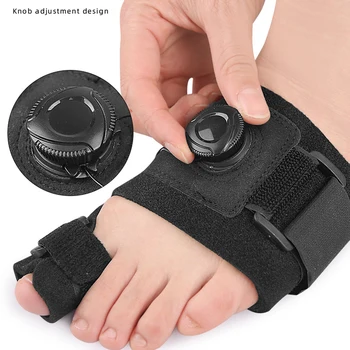 Корректор большого пальца стопы, Регулируемый корректор для пальцев ног, выпрямитель для снятия боли в ногах, коррекция вальгусной деформации, Ортопедические принадлежности для педикюра