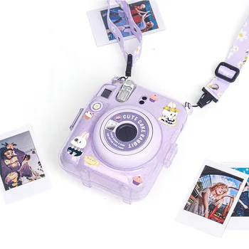 Для Instax Mini 12 Кристально прозрачный защитный чехол Сумка для фотоаппарата мгновенной печати Fuji Fujifilm Сумка для Instax Mini 12