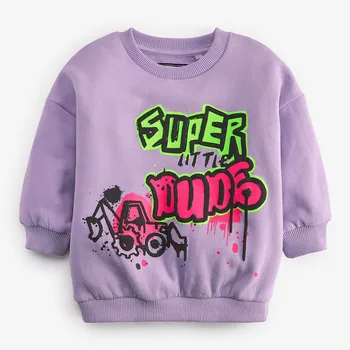 Фирменное качество 100% махровый хлопковый свитер Толстовки Детская одежда с героями мультфильмов Детская толстовка Повседневная футболка блузка Одежда для маленьких мальчиков