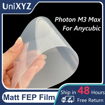 2/5шт Матовая пленка FEP для 3D-принтера ANYCUBIC Photon M3 Max с 13,6-дюймовым ЖК-дисплеем SLA 390*263*0.1 коэффициент пропускания пленки FEP с выпуском мм 95%