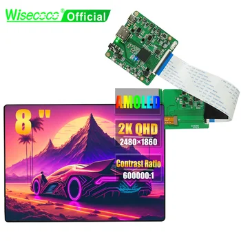 Wisecoco 8-Дюймовый OLED-Экран 2K AMOLED IPS-Дисплей Raspberry Pi Bright С Регулируемым Поворотом На 180 ° Для Автомобильного Планшета 2480x1860