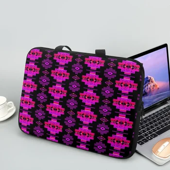2023 Сумка для планшета 10 12 13 15 17 дюймов с американским племенным принтом, чехол для ноутбука, модная повседневная сумка для путешествий на молнии для девочек, подарок для ПК