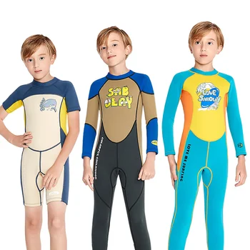 3 мм неопреновый гидрокостюм для мальчика для серфинга, костюм для подводного плавания, снаряжение для подводной рыбалки, кайтсерфинга, купальники для гидрокостюма, снаряжение для гидрокостюма