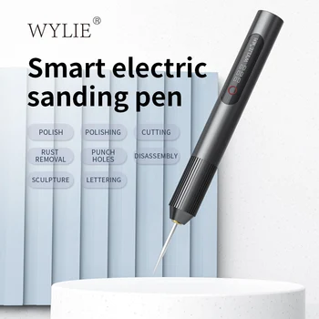 Мини-электрическая шлифовальная ручка, небольшой шлифовальный гравировальный станок, полировка и резка для чипа мобильного телефона, электрический шлифовальный инструмент