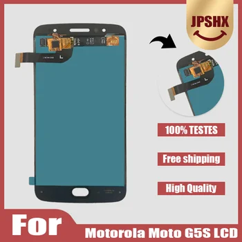 AMOLED ЖК-Дисплей Для Motorola MOTO G5S XT1793 XT1794 XT1792 Запасные Части ЖК-дисплея Сенсорный экран Дигитайзер В сборе