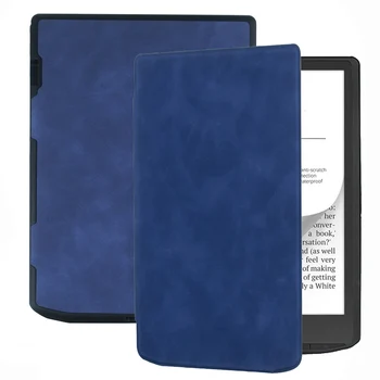 Смарт-Чехол для PocketBook 743 InkPad Color 2 Для Чтения электронных Книг, Откидной Кожаный Чехол с Магнитной Застежкой, Защитный Чехол, Чехлы Для Сумок