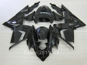 Комплект обтекателя мотоцикла для Kawasaki Ninja ZX10R 04 05, набор глянцевых черных обтекателей ZX10R 2004 2005 GY09