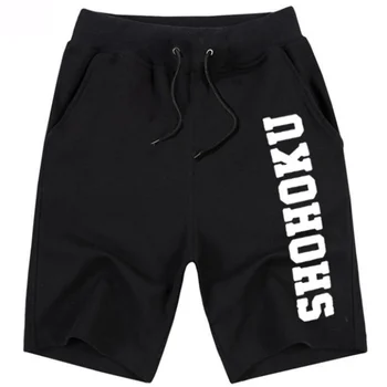 Баскетбольные шорты для аниме-косплея Slam Dunk Shohoku SAKURAGI, спортивные штаны, дышащие хлопковые короткие штаны