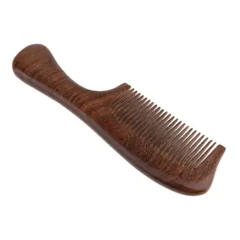 Портативная натуральная Тонкая Антимассажная щетка-расческа для волос с ручкой
