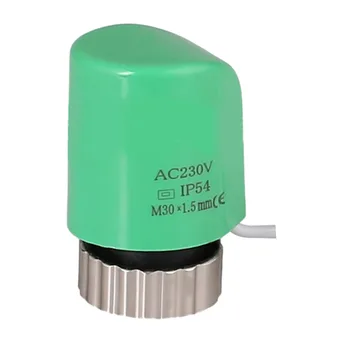 Электрический термопривод AC230V для клапана радиатора с подогревом пола, регулятор температуры, Термостатический клапан радиатора M30 * 1.5 мм