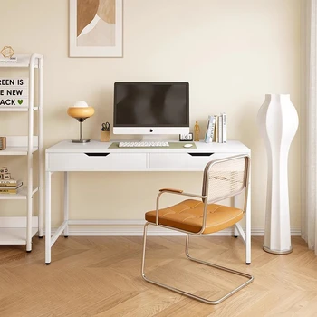 Рабочий стол для учебы и совещаний, Белое Рабочее место, Стоящий Офисный стол для руководителя, Угловой стол для спальни, мебель для салона красоты Ufficio