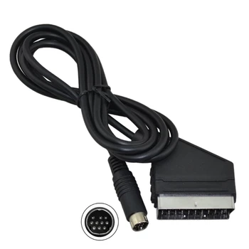 5,9-футовый кабель Scart, соединительный кабель RGB для игровой консоли sega для SATURN - Blac