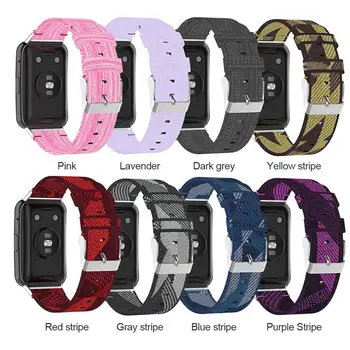 Сменный ремешок Смарт-аксессуары Смарт-часы с мягкой нейлоновой оплеткой для Huawei Watch Подходят для ремешка для часов Ремешок для часов