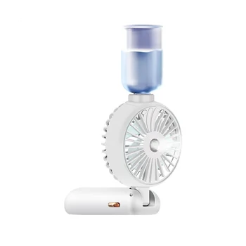 Портативный вентилятор для распыления тумана емкостью 5000 мАч с ЖК-дисплеем, USB-немой Беспроводной мини-электрический вентилятор, перезаряжаемый вентилятор для распыления воды, B