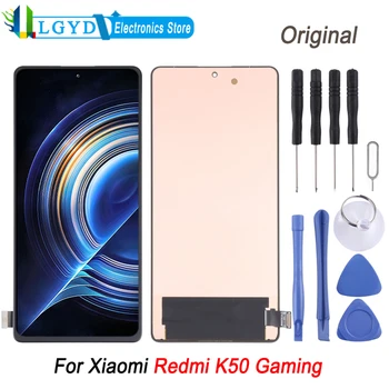 Оригинальный OLED-материал, ЖК-экран и дигитайзер в полной сборке для Xiaomi Redmi K50 Gaming