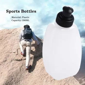Бутылка для воды объемом 280 МЛ, портативная сумка на поясном ремне, пластиковая бутылка для питья, герметичная спортивная фляжка для воды, кемпинг
