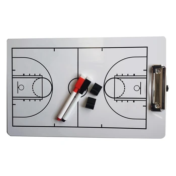 2X Тренерская доска для сухого стирания тренерской доски Двусторонняя доска для разработки стратегии игры в баскетбол