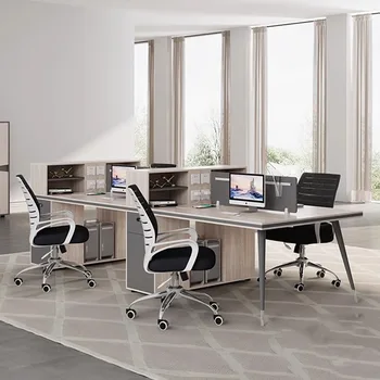 Монитор для хранения Офисный стол Ящики для Верстака Современный Дизайн Дешевый Офисный стол для учебы Scrivania Legno Модная мебель HDH