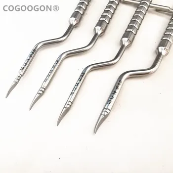 1 комплект зубных имплантатов Инструменты для компрессии кости Остеотомический инструмент для удаления зуба гайморово-Синуслифтинговые Изогнутые наконечники