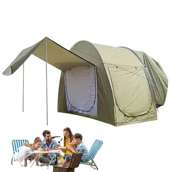 Палатка для задней двери, просторная кемпинговая палатка для внедорожника, палатка для хэтчбека, Затемняющая палатка, Палатка для крыши грузовика, крепление для палатки для внедорожника на 3-5 человек