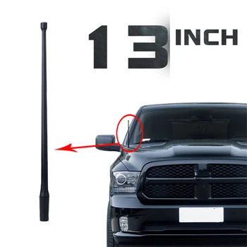 13-дюймовая гибкая резиновая антенна для всех грузовиков Dodge RAM 1500 2500 3500 - черный