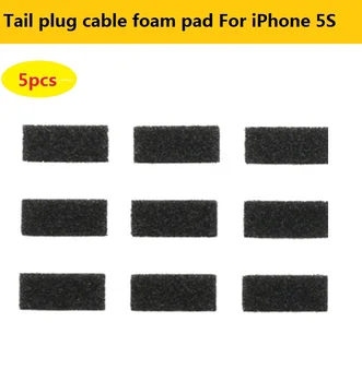 5шт USB кабель зарядного устройства изгиб поролоновой прокладки для iPhone 5S зарядка usb изгиб наклейки клей Протектор Замена губчатой прокладки ремонт