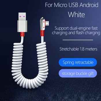 Кабель USB-Type c 5A сверхбыстрая зарядка кабель для передачи данных флэш-зарядка подходит для iPhone micro Android USBC кабель для зарядного устройства для телефона
