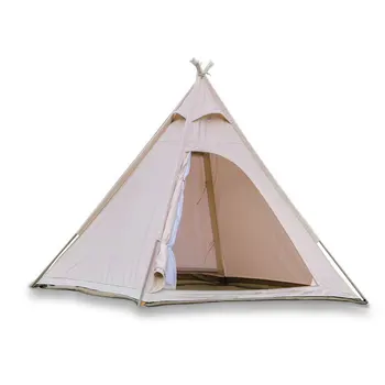 Походная Хлопчатобумажная палатка на 3-4 человека, Пирамидальный Навес, Шпиль, Пирамидальная палатка, Беседка