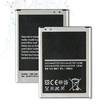 B500BE B500AE Сменный Аккумулятор Для Samsung GALAXY S4 Mini I9190 I9192 I9195 I9198 S4Mini S 4 Mini 1900 мАч с Кодом отслеживания