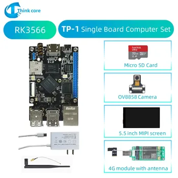 Комплект Электроники для Одноплатного компьютера RK3566 Мини-Камера Mipi ЖК-Дисплей Карта Micro SD, Совместимая С Raspberry Pi С Открытым Исходным кодом