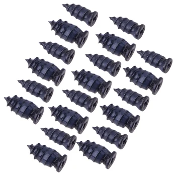 Черные 20 штук 2 размера Вакуумные шины Наборы гвоздей для ремонта проколов резины в шинах Аксессуары для универсального автомобиля Мотоцикла грузовика автобуса