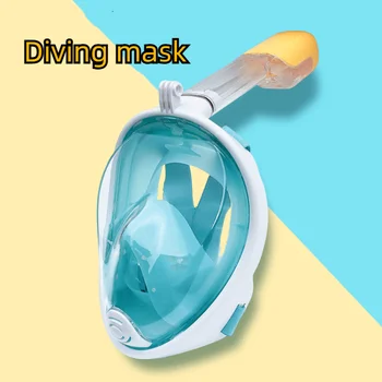 Полностью сухая маска для дайвинга, маска для подводного плавания, маска для плавания, принадлежности для подводного плавания