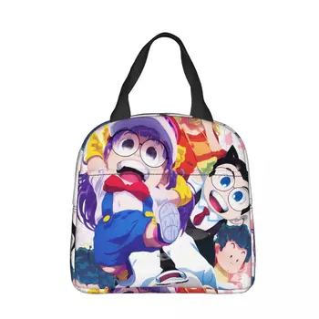Портативная сумка для ланча Arale Happy Anime Dr Slump Ice Cooler Pack, изоляционные сумки для хранения продуктов для пикника