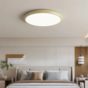 Новый современный минималистичный потолочный светильник круглой формы для спальни гостиной Украшения дома Светодиодное освещение Однотонные дизайнерские светильники