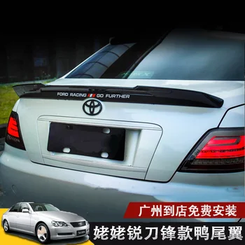 V-образный стиль для Toyota Mark X Reiz спойлер 2005 - 2009 FRP/Углеродное волокно, материал заднего багажника, аксессуары для крыла, обвес