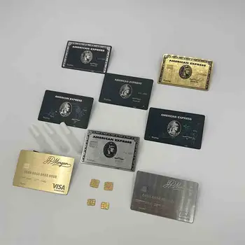 4428 Роскошных металлических карточек из нержавеющей стали для печати Металлических визиток