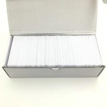 100шт пустых пластиковых карт из ПВХ толщиной 0,76 мм для струйной печати белого цвета для принтера Epson L800 L805