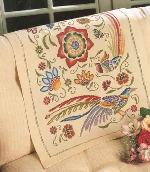 Красивая райская птица 48-58 Набор для вышивания крестиком своими руками, наборы для вышивки крестиком, украшения для рисования крестиком для домашних забав
