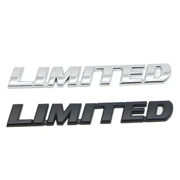 3D Хромированный Черный Ограниченный Логотип Автомобильное Крыло Боковая Эмблема Значок Багажника Наклейка Для Toyota Highlander Limited Наклейка Автоаксессуары