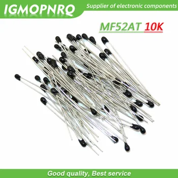 100шт 10k ОМ NTC MF52AT 3950 Термисторный Резистор NTC-MF52AT MF52 10K +/-1% Терморезистор