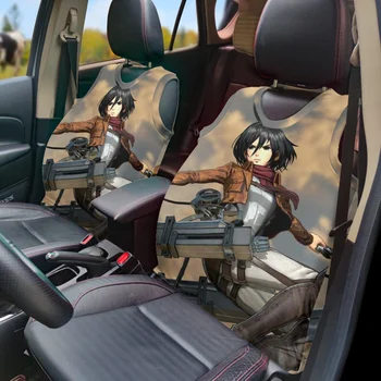 Дизайн Attack on Titan, легко Моющийся Автомобильный жилет, протектор чехла для сиденья, моющиеся Универсальные чехлы для передних сидений, подходят для большинства автомобильных сидений.