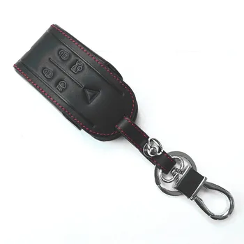 Аксессуары Чехол для ключей Черный Брелок для ключей Кожаные детали для замены автомобильного брелока для JAGUAR XF XK XKR Прочный Новый Полезный