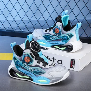 2023 Детская баскетбольная обувь Спортивная обувь для мальчиков Теннисная Повседневная школьная обувь для бега, прогулочные кроссовки для девочек