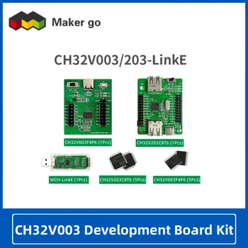 Комплект платы разработки CH32V003 оценочная плата CH32V203 32-разрядный универсальный микроконтроллер RISC-V для оценки функционального применения