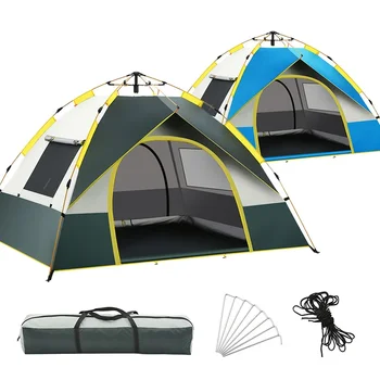 Палатка для кемпинга на открытом воздухе на 2-3 человека, полностью автоматическая палатка для борьбы с наводнениями и ликвидации последствий стихийных бедствий