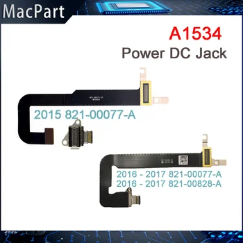 Оригинальный Б/У DC-IN I/O USB C Зарядный Блок Питания DC Jack Разъем Платы с Кабелем для MacBook Retina 12