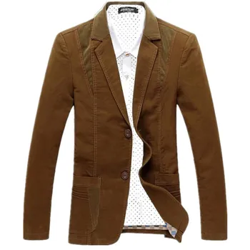 Весенний топ, Новый мужской тренд, модный Универсальный красивый пиджак, мужской приталенный костюм, свободное пальто, повседневная одежда, маленький пиджак A27