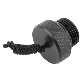 Прочный Новый пылезащитный колпачок, легкая заглушка для подводного плавания диаметром 33 мм из АБС-пластика ок. 25 мм Черный дыхательный клапан DIN-бака